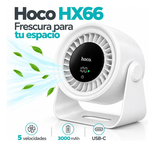 Ventilador de Escritorio Hoco HX66 – foto 10