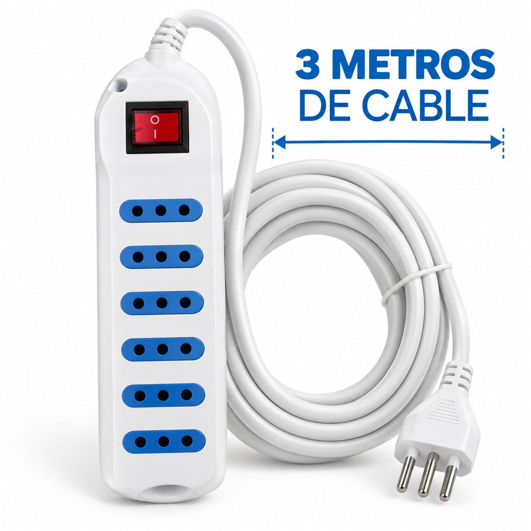Alargador Philco con 3 metros de cable