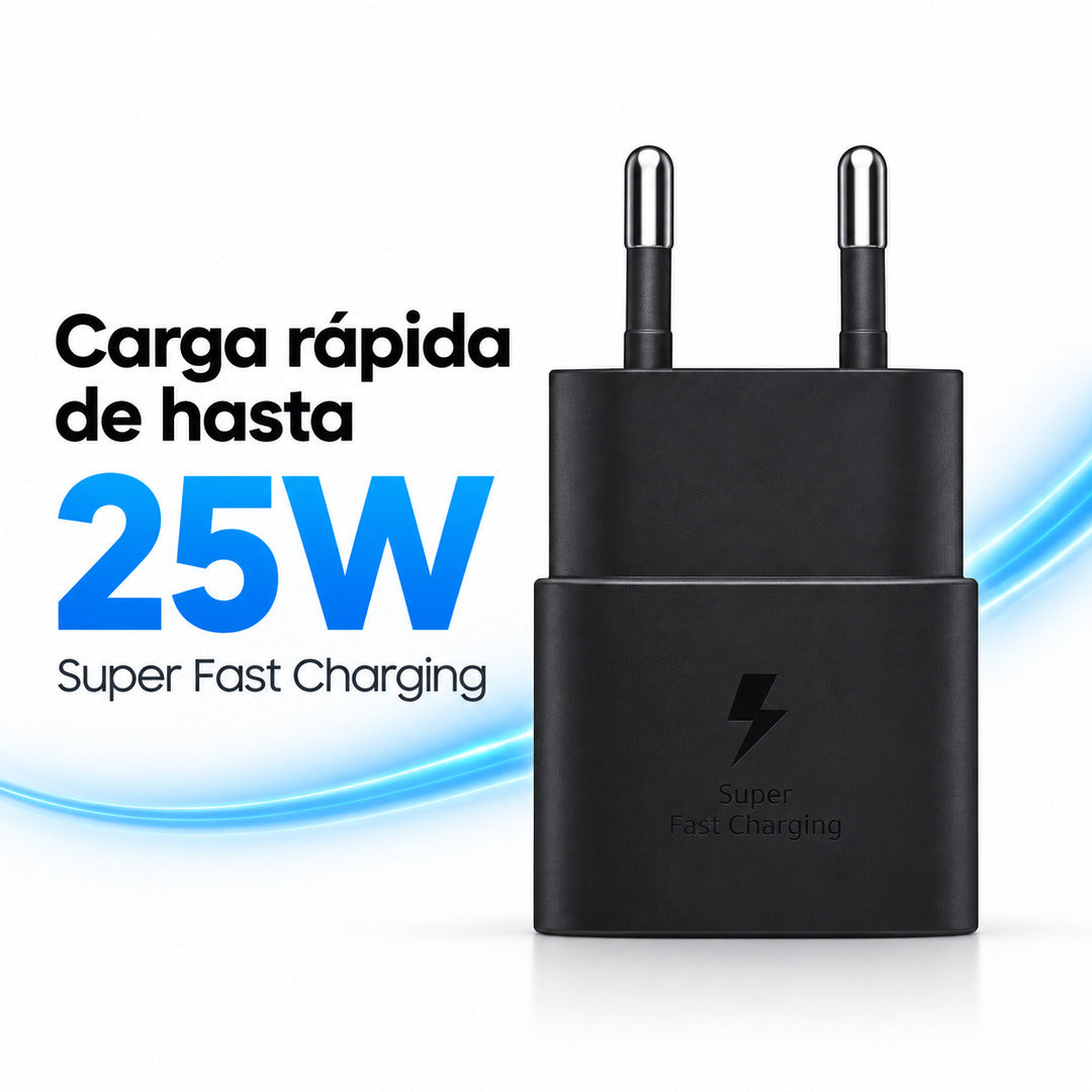 Cargador Samsung EP-T2510 con carga rápida de 25W