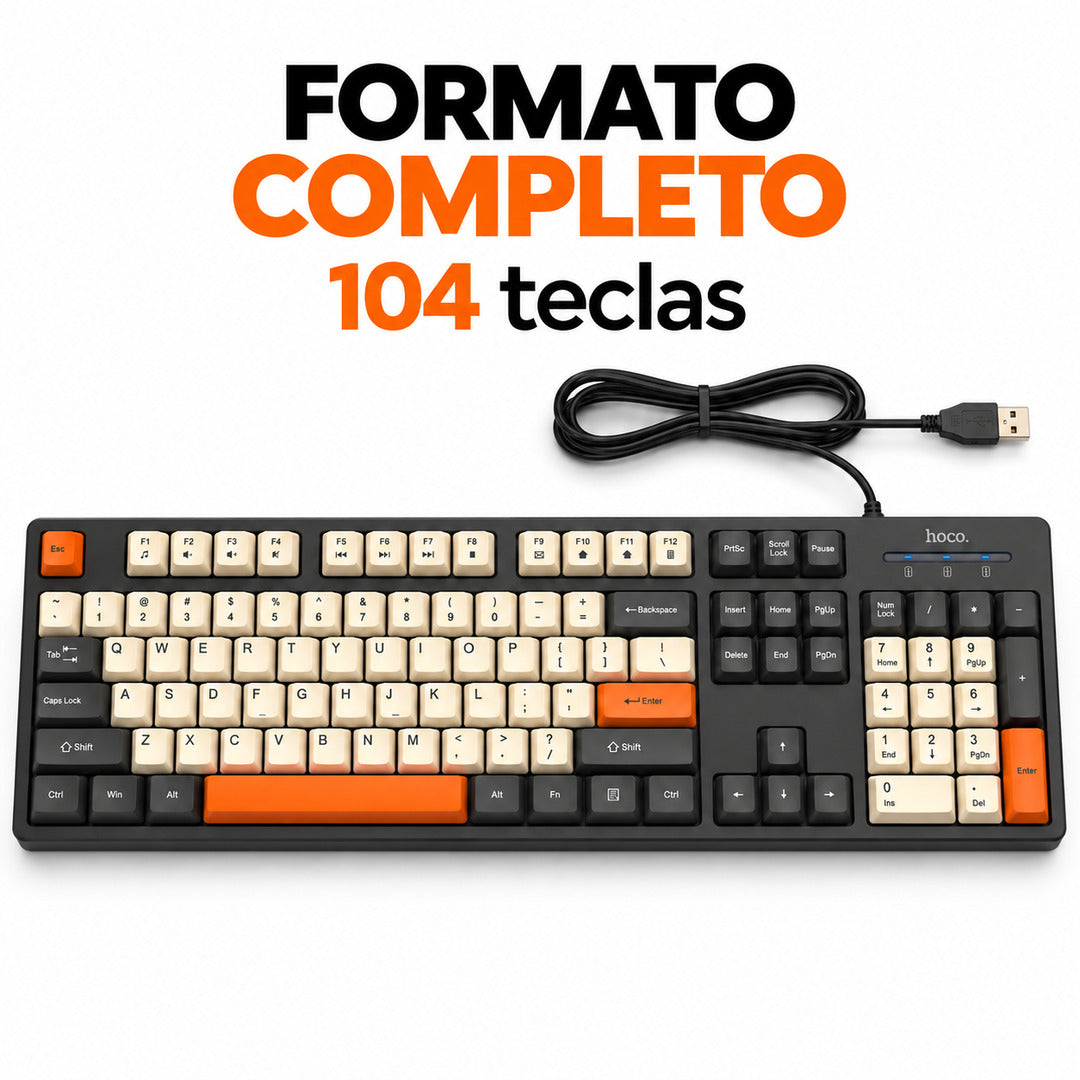 Formato completo de 104 teclas Hoco GM61
