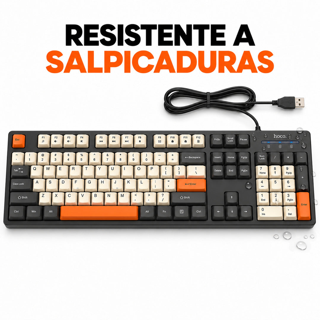 Teclado Hoco GM61 resistente a salpicaduras