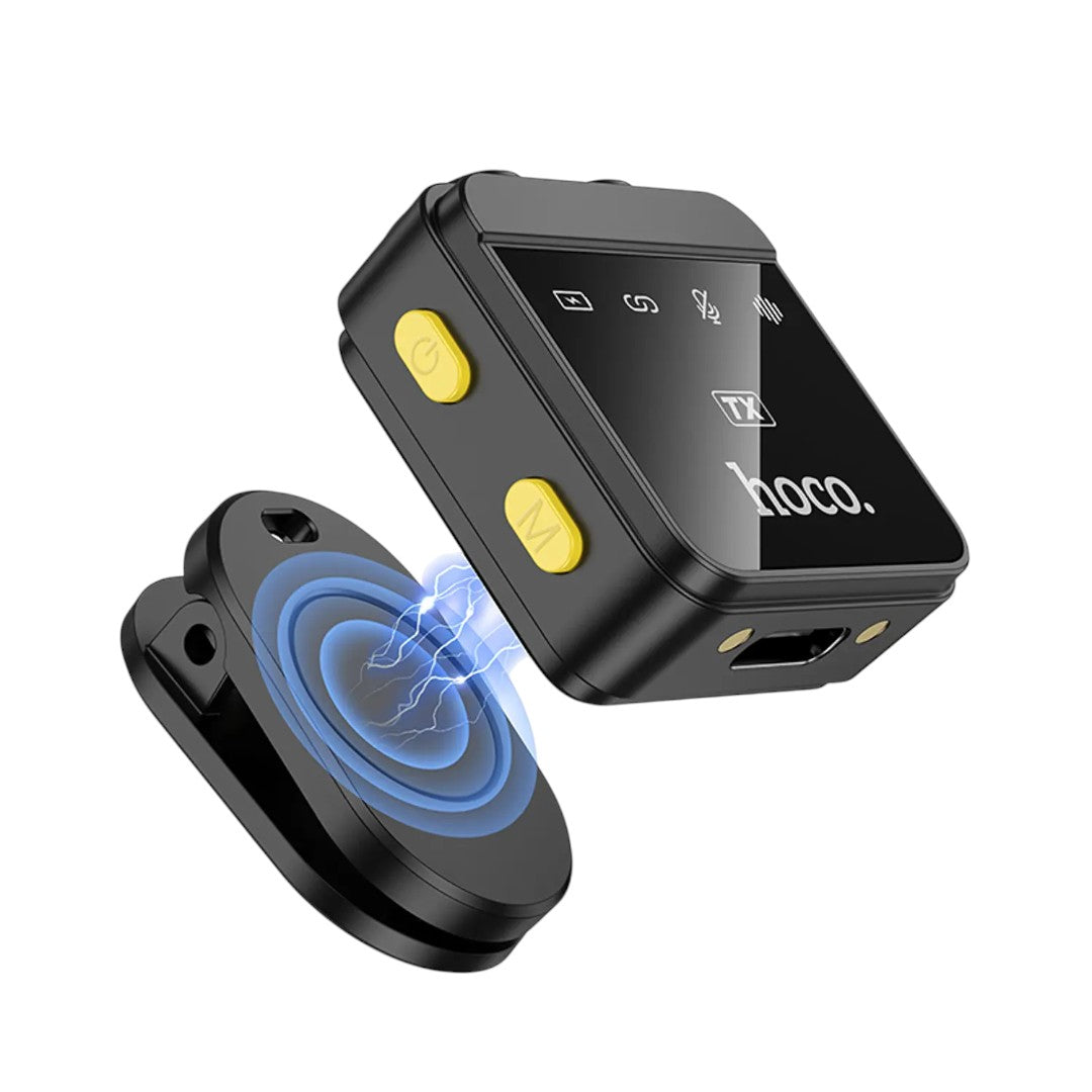 Micrófono Lavalier Inalámbrico Hoco L17 Dual Tipo C y iPhone