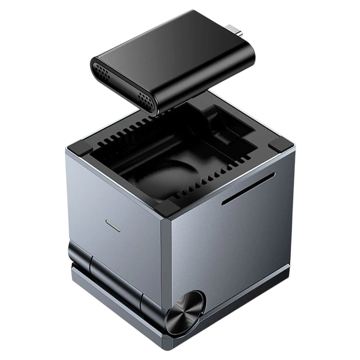 Hoco CQ8 3-en-1 Plegable – Cargador Inalámbrico Magnético 15 W
