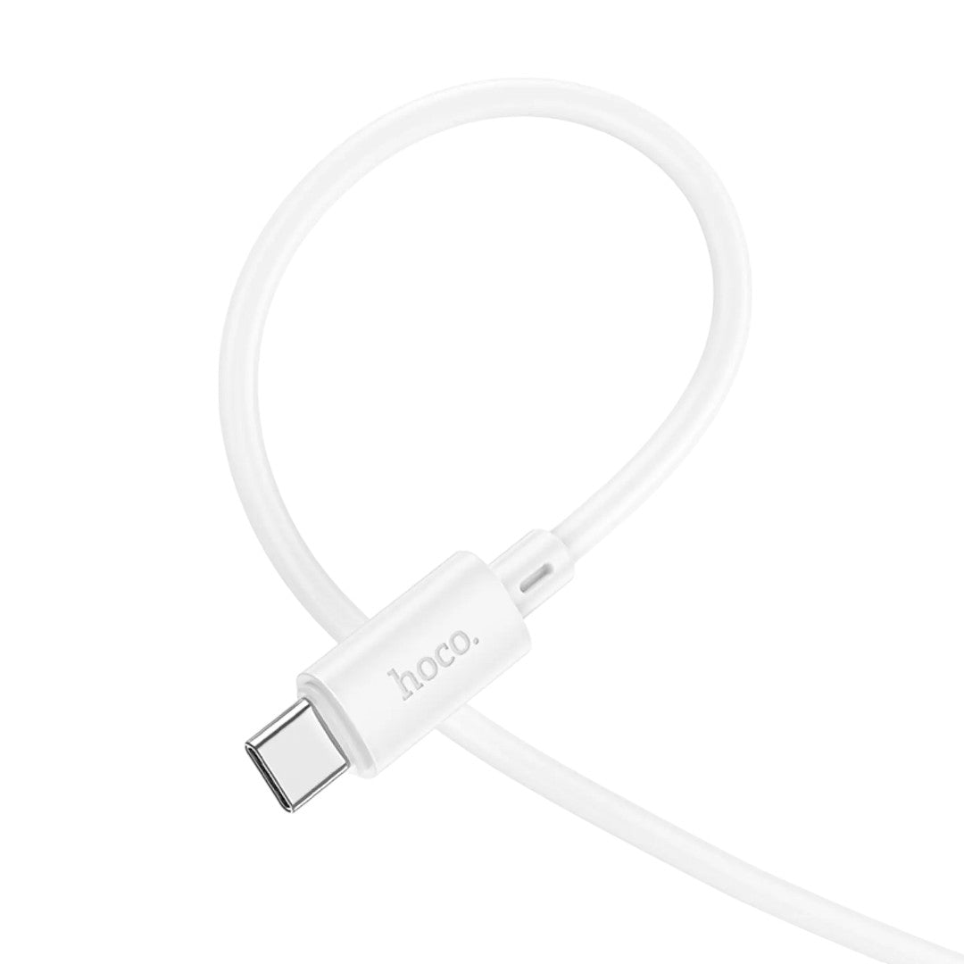 Cable Hoco X88 Tipo C a C 60W 2M Blanco Carga Rápida