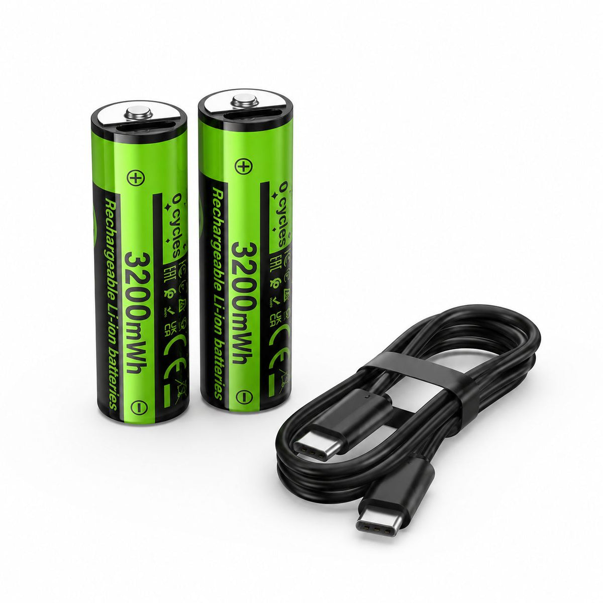 Pilas AA recargables USB-C Hoco JA3 – foto 3