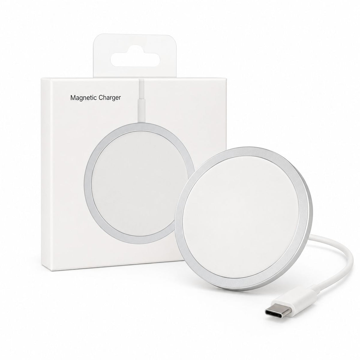 Cargador Inalámbrico Magnético 15W USB-C Compatible con MagSafe – foto 1
