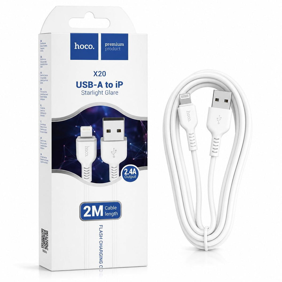 Cable Hoco X20 Lightning 2 m – foto 1