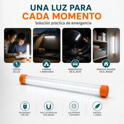 Luz LED de emergencia recargable 35 cm – foto 2