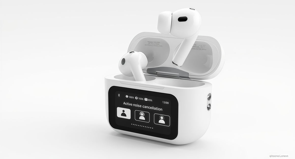 Audífonos Hoco EW72 Soar TWS con ANC y Pantalla LED
