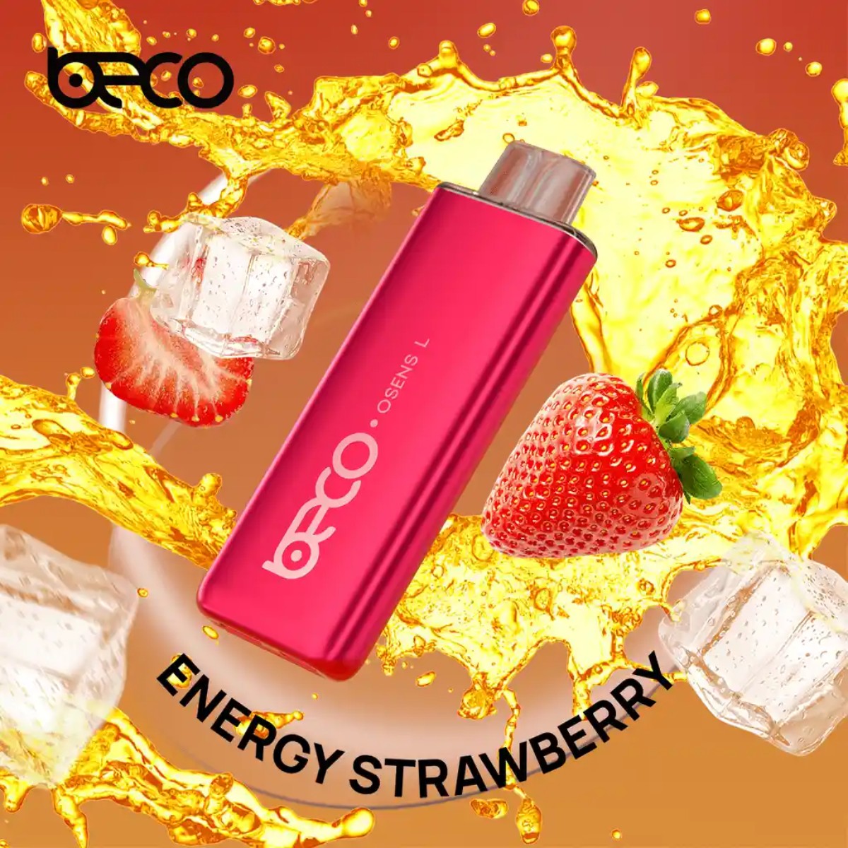 Vaper Beco Osens L Energy Strawberry 14 Ml 7000 Puff