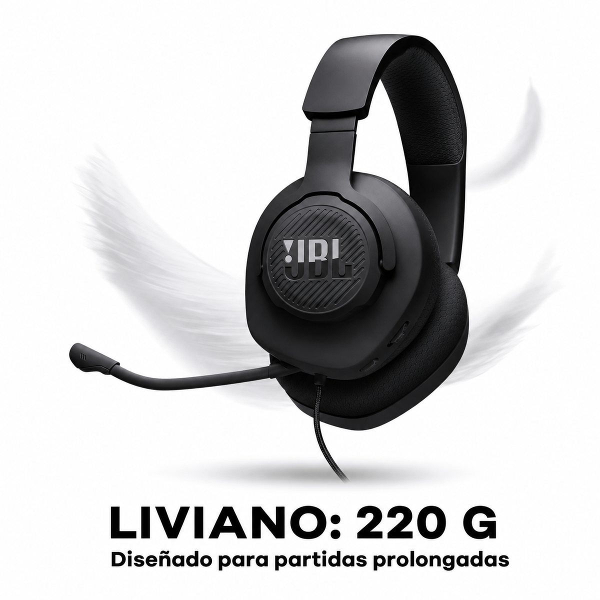 Audífonos Gamer JBL Quantum 100 M2 con Micrófono Desmontable 3.5 mm