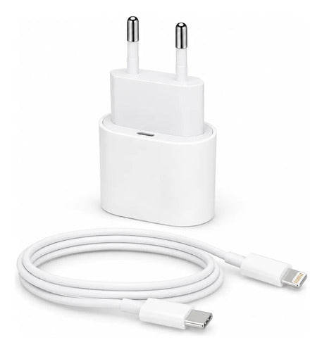 Cargador 35W USB-C con Cable USB-C a Lightning 1 m para iPhone – foto 1