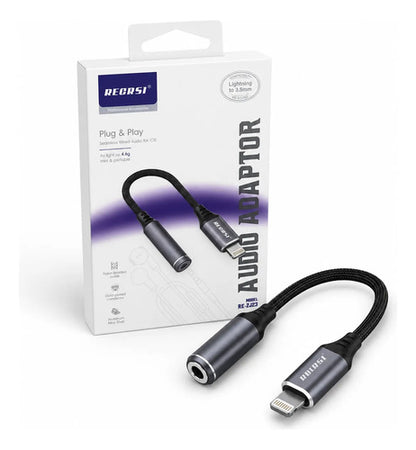 Adaptador Recrsi RE-ZJ23 Lightning a jack 3.5 mm – foto 10