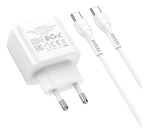 Cargador Hoco DC67 20W con cable USB-C – foto 2