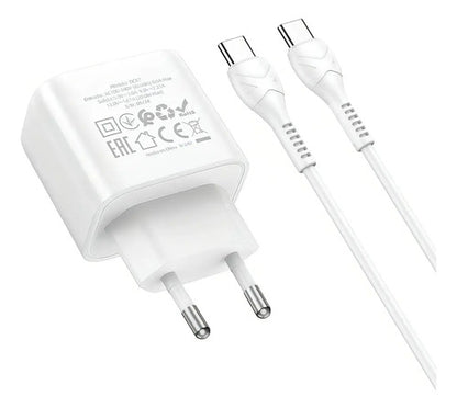 Cargador Hoco DC67 20W con cable USB-C – foto 2