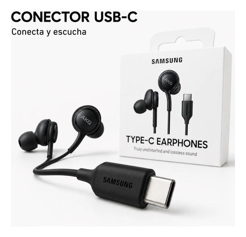 Audífonos Samsung AKG USB-C EO-IC100 Originales – Negro – foto 5