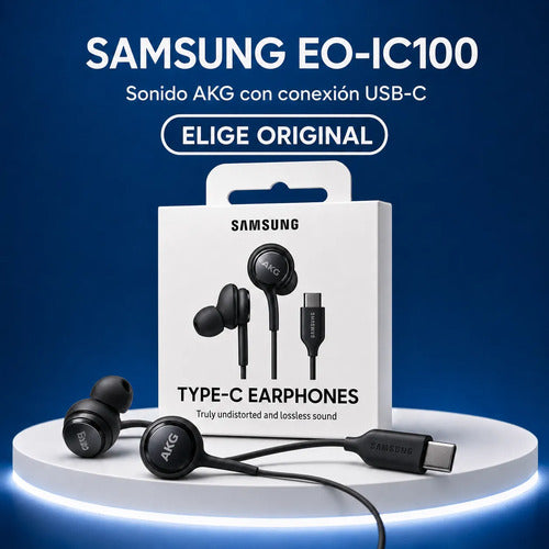 Audífonos Samsung AKG USB-C EO-IC100 Originales – Negro – foto 8