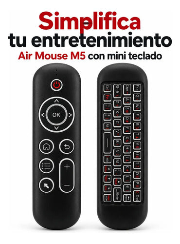 Control Air Mouse M5 con mini teclado – foto 9