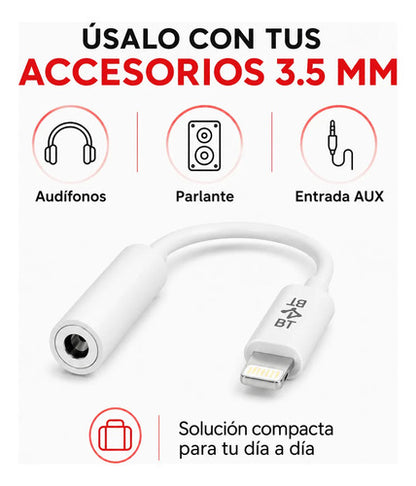 Adaptador Moxom MX-AX17 Lightning a Jack 3,5 mm – foto 2