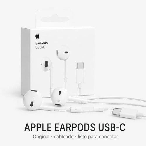 Audífonos Apple EarPods USB-C Originales con Micrófono – foto 10