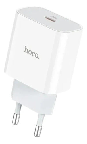 Cargador Hoco C76A USB-C Carga Rápida – Plus 20W + cable Lightning – foto 3