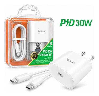 Cargador Hoco C76A USB-C Carga Rápida – Pro 30W + cable USB-C – foto 4