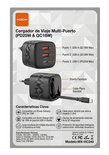 Cargador Moxom MX-HC240 – foto 5