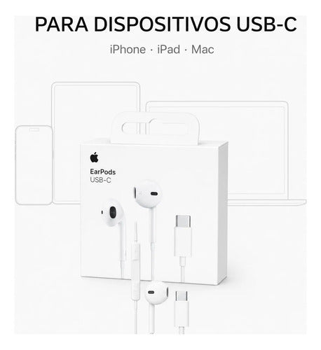 Audífonos Apple EarPods USB-C Originales con Micrófono – foto 6
