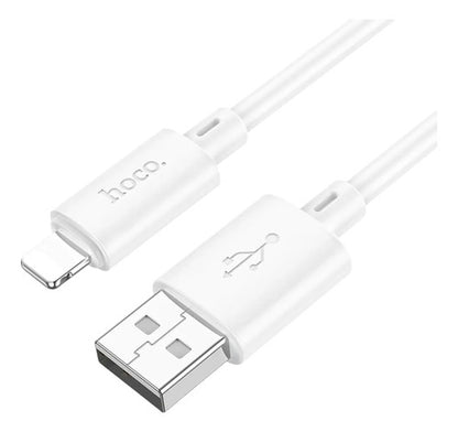 Cable Hoco X88 Blanco Carga Rápida – USB-C a Lightning · 2 m – foto 1
