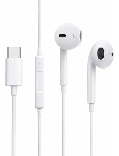 Audífonos Recrsi tipo EarPods USB-C – foto 1