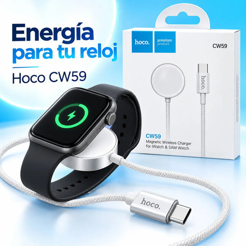 Cargador Hoco CW59 para Apple Watch y Samsung Watch – foto 10