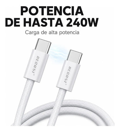 Cable Recrsi USB-C 2 m 240W – foto 2