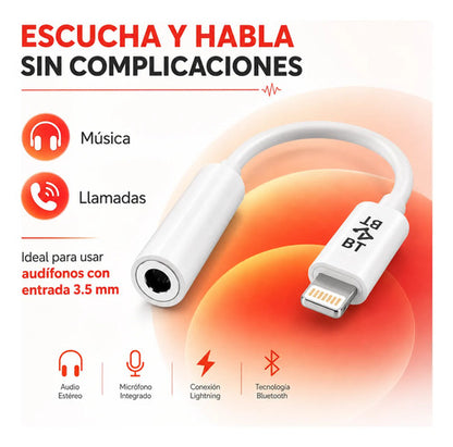 Adaptador Moxom MX-AX17 Lightning a Jack 3,5 mm – foto 5