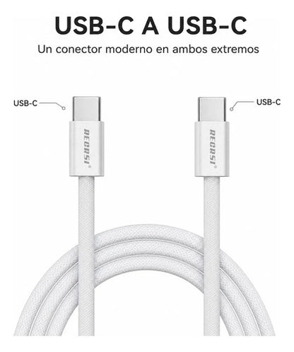 Cable Recrsi USB-C 2 m 240W – foto 5