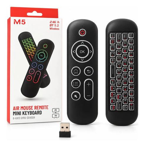 Control Air Mouse M5 con mini teclado – foto 3