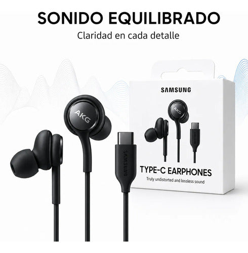 Audífonos Samsung AKG USB-C EO-IC100 Originales – Negro – foto 4