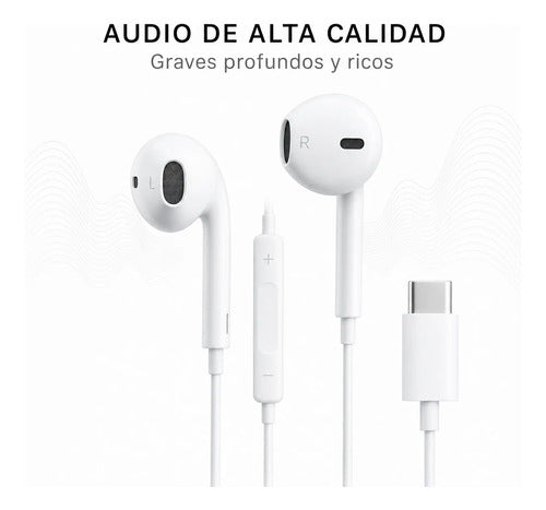 Audífonos Apple EarPods USB-C Originales con Micrófono – foto 7