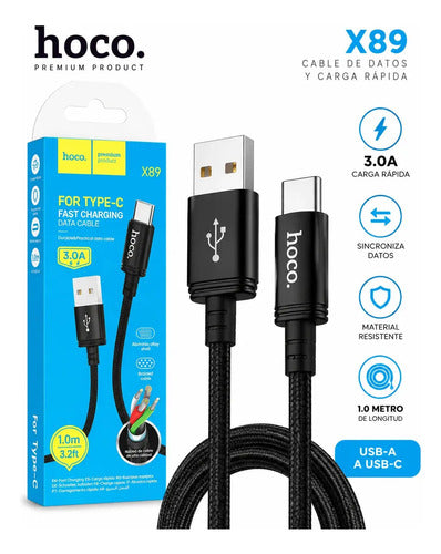 Cable Hoco X89 USB-A a USB-C – foto 1