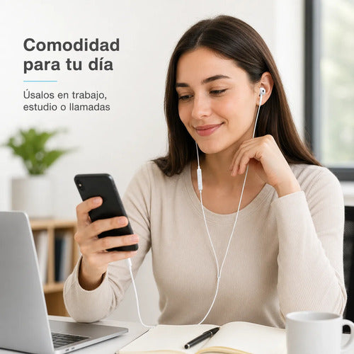 Audífonos Recrsi tipo EarPods USB-C – foto 10