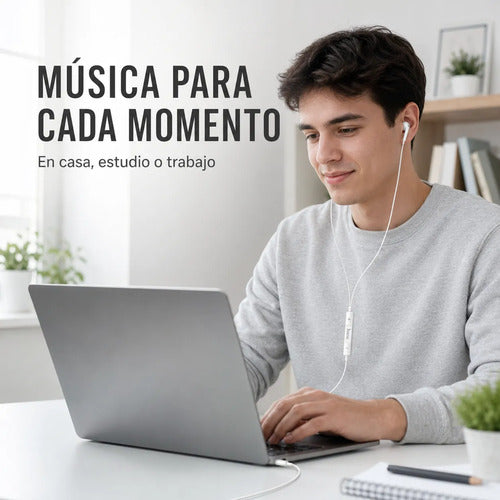 Audífonos Hoco M101 Max con Micrófono y Control, Jack 3.5 mm – Blanco – foto 10