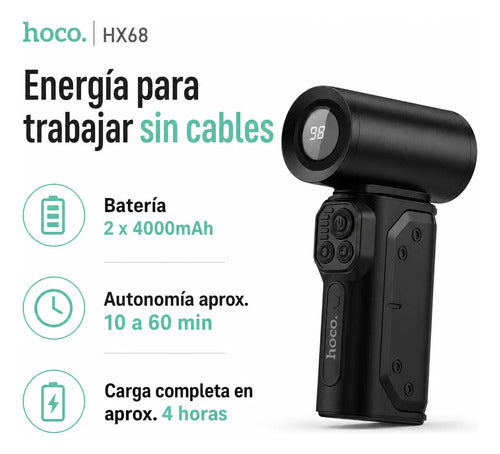 Soplador de aire portátil Hoco HX68 – foto 6