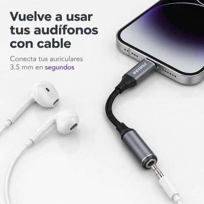 Adaptador Recrsi RE-ZJ23 Lightning a jack 3.5 mm – foto 8