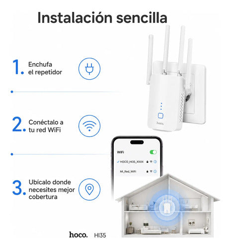 Repetidor WiFi Hoco HI35 – foto 6
