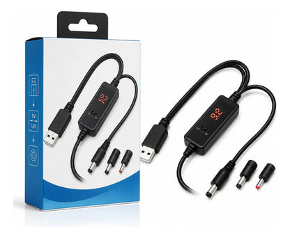 Cable USB a DC 9V/12V para Router y Módem con Pantalla LED – foto 10