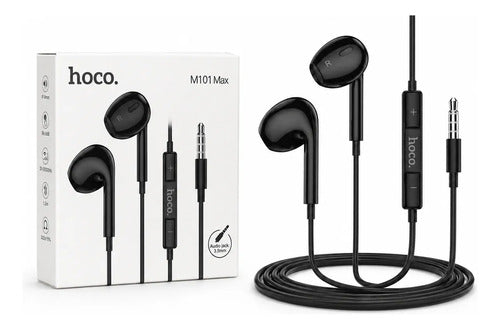 Audífonos Hoco M101 Max con Micrófono y Control, Jack 3.5 mm – Negro – foto 4