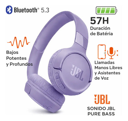 JBL Tune 520BT violeta – foto 3