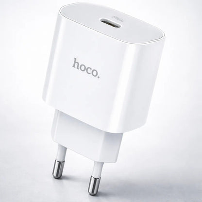 Cargador Hoco C76A USB-C Carga Rápida – Plus 20W (solo cargador) – foto 5