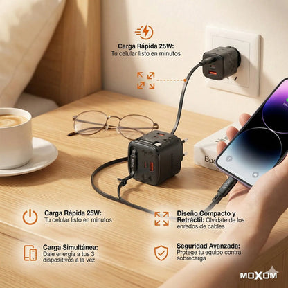 Cargador Moxom MX-HC240 – foto 6