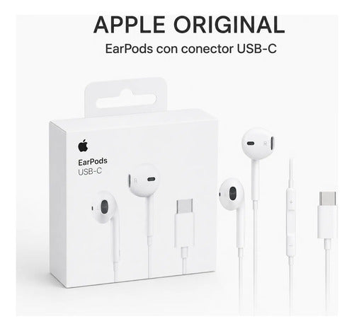 Audífonos Apple EarPods USB-C Originales con Micrófono – foto 3
