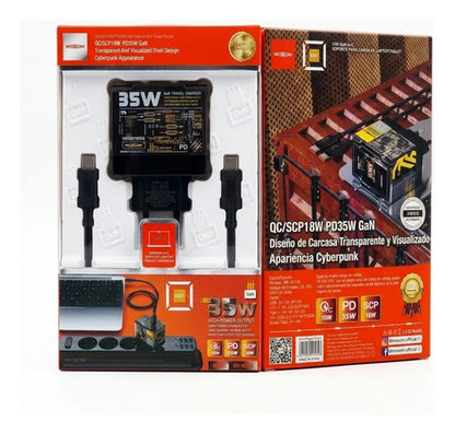 Cargador Moxom MX-HC195 GaN 35W – foto 4